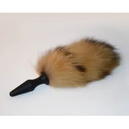 Анальный плуг с хвостиком