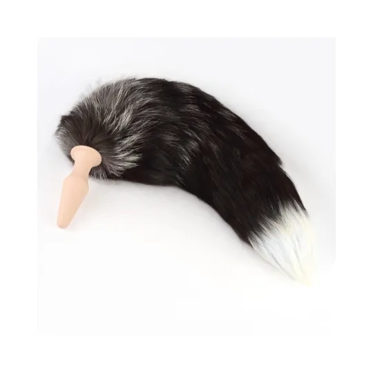 Анальная пробка с хвостом №2