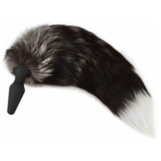 Анальная пробка с хвостом 9001М