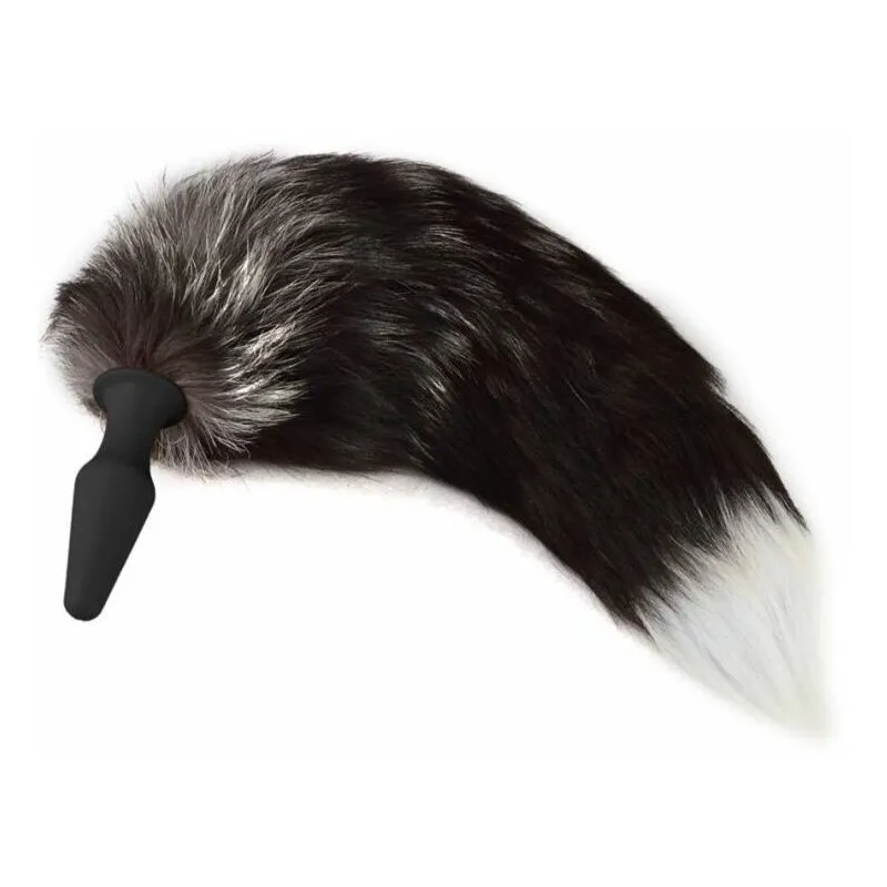 Анальная пробка с хвостом 9001М