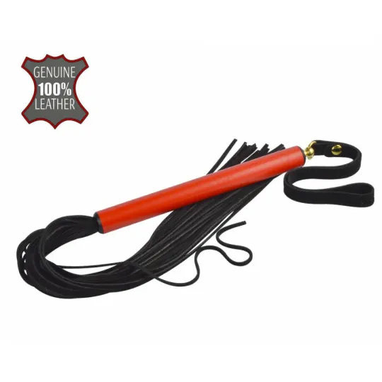 Плеть из велюровой натуральной кожи 4212-1в