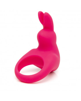 Эрекционное кольцо Happy Rabbit с вибрацией, розовое