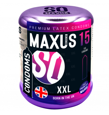 Презервативы Maxus XXL, с увеличенным размером, 15 шт.
