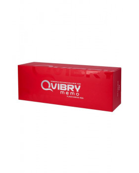 Вибратор клиторальный Qvibry 4Gb USB памяти, силикон, красный, 12 см