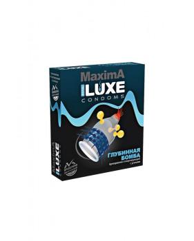 Презерватив Luxe Maxima Глубинная Бомба