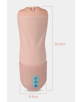 Мастурбатор Beata-2 в виде вагины с функциями всасывания и вибрации