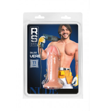 Реалистичный фаллоимитатор RealStick Nude Vere, PVC, телесный, 11 см