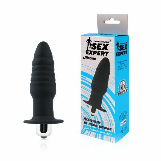 ВТУЛКА АНАЛЬНАЯ С ВИБРАЦИЕЙ L 90 мм D 30 мм