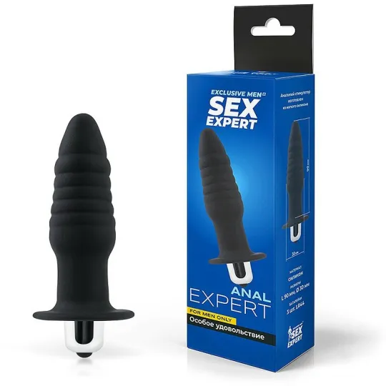 ВТУЛКА АНАЛЬНАЯ С ВИБРАЦИЕЙ L 90 мм D 30 мм