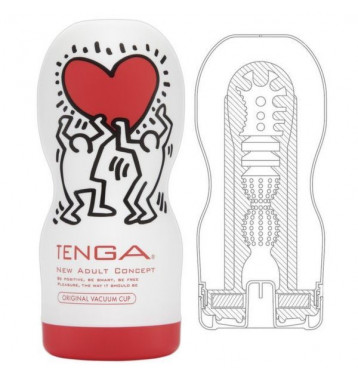 Мастурбатор Tenga Keith Haring Cup Deep Throat