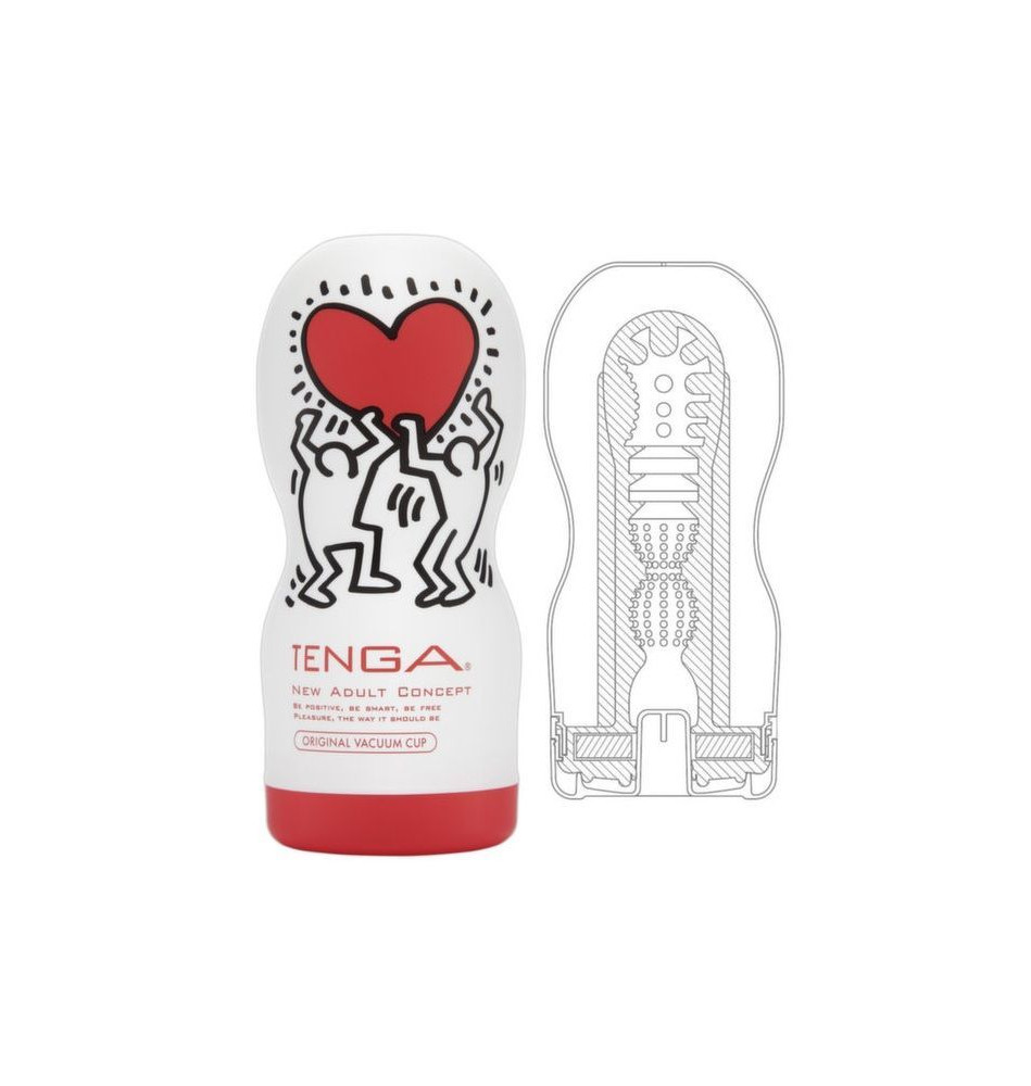 Мастурбатор Tenga Keith Haring Cup Deep Throat