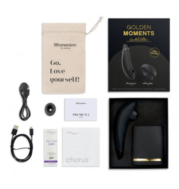 Набор Golden Moments: Womanizer Premium 2 + We-Vibe Chorus