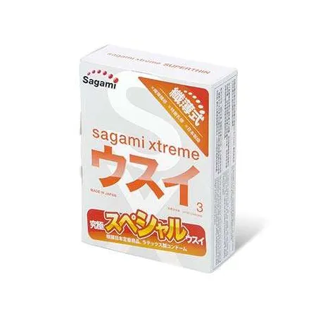 Презервативы SAGAMI Xtreme 0.04мм ультратонкие 3шт.