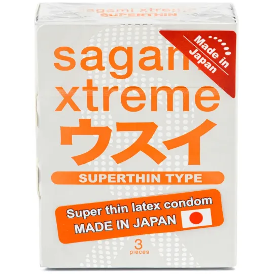 Презервативы SAGAMI Xtreme 0.04мм ультратонкие 3шт.