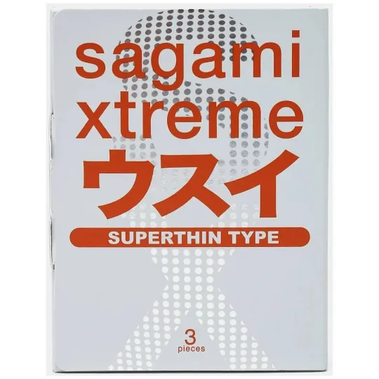 Презервативы SAGAMI Xtreme 0.04мм ультратонкие 3шт.