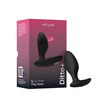 Анальная вибровтулка We-Vibe Ditto+ черный