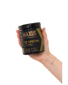 MAXUS Special, 12шт Презервативы текстурированные, точечно-ребристые X-Edition