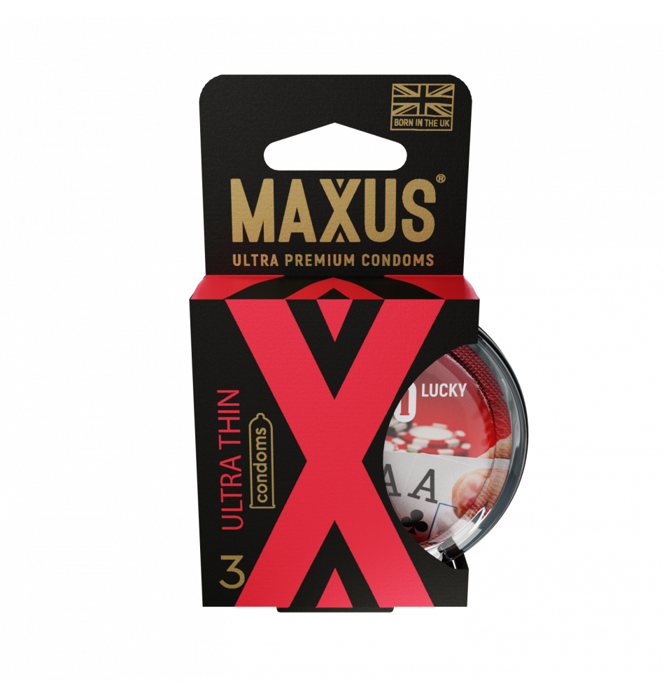 MAXUS AIR Ultra thin, 3шт. Презервативы, ультра тонкие X-Edition