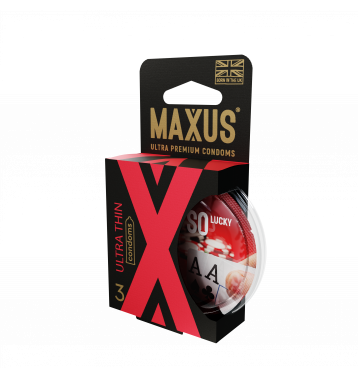 MAXUS AIR Ultra thin, 3шт. Презервативы, ультра тонкие X-Edition