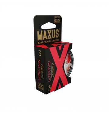 MAXUS AIR Ultra thin, 3шт. Презервативы, ультра тонкие X-Edition