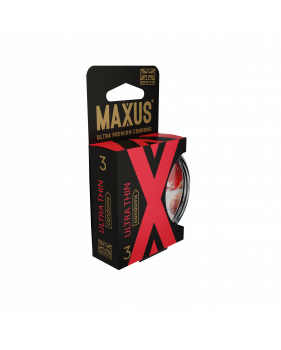 MAXUS AIR Ultra thin, 3шт. Презервативы, ультра тонкие X-Edition