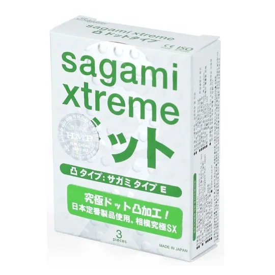 Презервативы SAGAMI Xtreme Type-E 3шт.