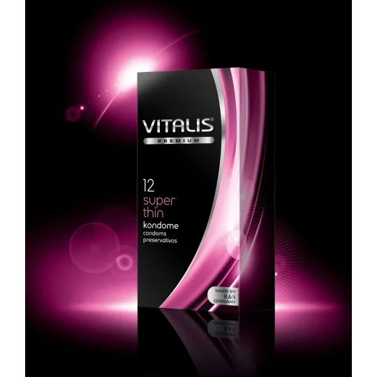 Презервативы VITALIS Premium №12 Super Thin, ультратонкие