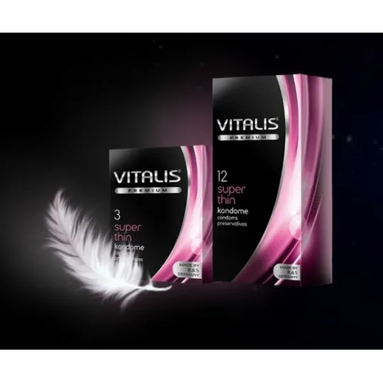 Презервативы VITALIS Premium №12 Super Thin, ультратонкие