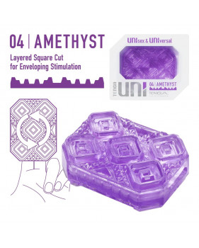 Мастурбатор Tenga Uni Amethyst