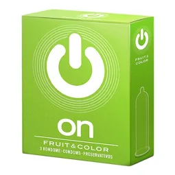 Презервативы ON Fruit & Color №3 - цветные/ароматизированные