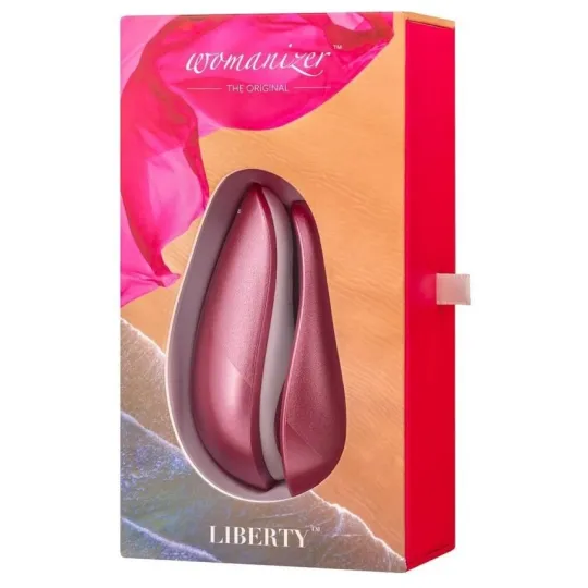 Бесконтактный клиторальный стимулятор Womanizer Liberty розовый