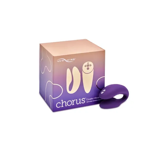 Сенсорный вибромассажер для пар We-Vibe Chorus Purple