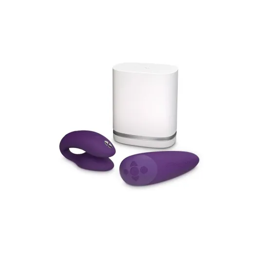Сенсорный вибромассажер для пар We-Vibe Chorus Purple