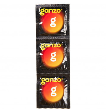 Классические презервативы «Ganzo Classic flow pack», 3 шт., 0701-055