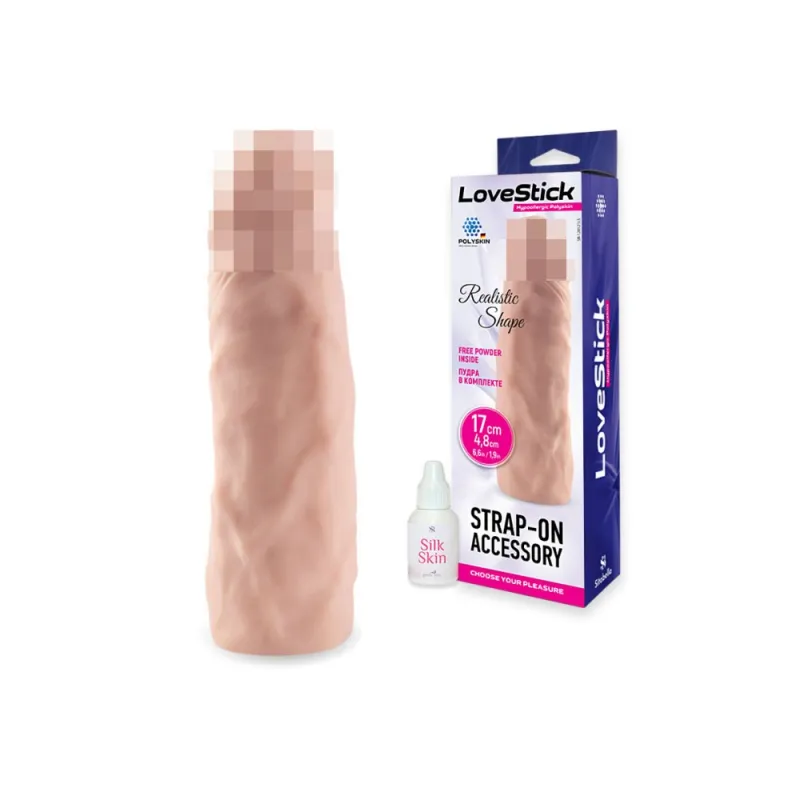 Насадка LoveStick для трусиков. L-17. d-4.8