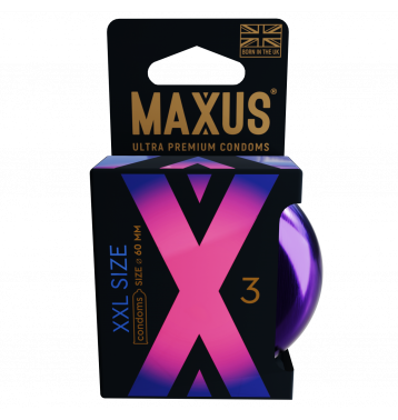 Презервативы MAXUS XXL, с увеличенным размером, 3 шт