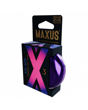 Презервативы MAXUS XXL, с увеличенным размером, 3 шт