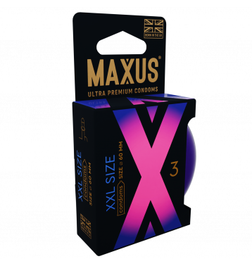 Презервативы MAXUS XXL, с увеличенным размером, 3 шт