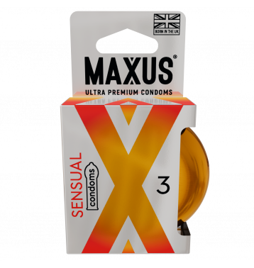 Презервативы MAXUS Sensual, анатомические, 3 шт