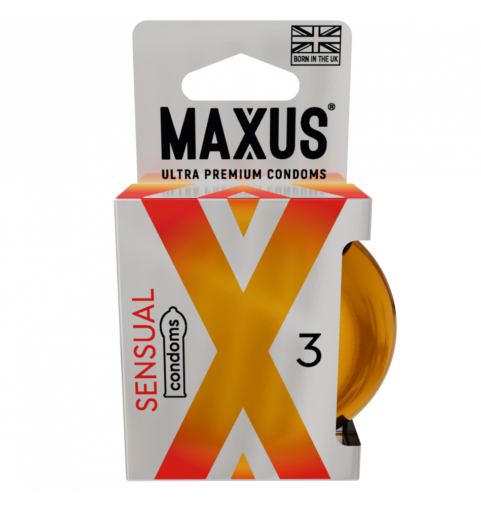 Презервативы MAXUS Sensual, анатомические, 3 шт