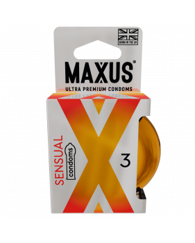 Презервативы MAXUS Sensual, анатомические, 3 шт