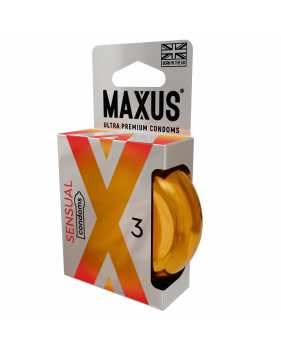 Презервативы MAXUS Sensual, анатомические, 3 шт