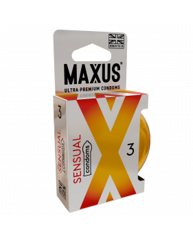 Презервативы MAXUS Sensual, анатомические, 3 шт