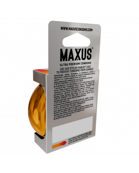 Презервативы MAXUS Sensual, анатомические, 3 шт