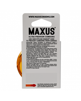 Презервативы MAXUS Sensual, анатомические, 3 шт