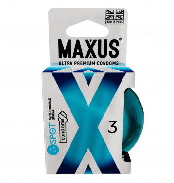 Презервативы MAXUS G spot, двойная спираль, 3 шт