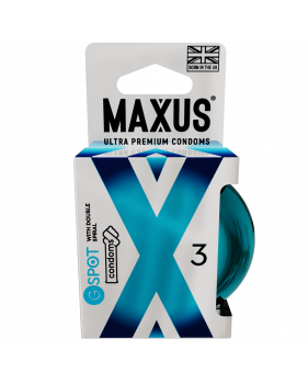 Презервативы MAXUS G spot, двойная спираль, 3 шт