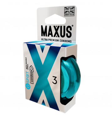 Презервативы MAXUS G spot, двойная спираль, 3 шт