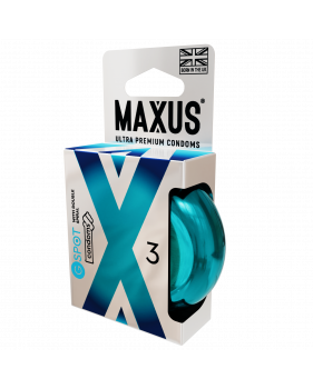 Презервативы MAXUS G spot, двойная спираль, 3 шт