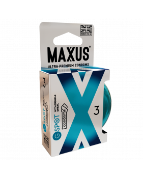 Презервативы MAXUS G spot, двойная спираль, 3 шт
